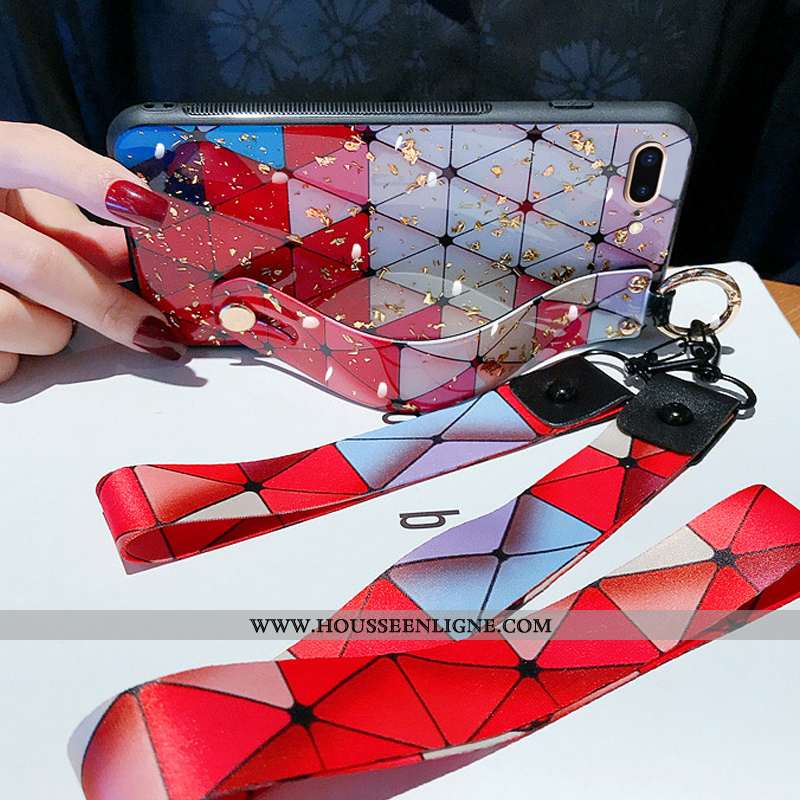 Housse iPhone 8 Plus Légère Fluide Doux Miroir Simple Téléphone Portable Étui Silicone Camouflage
