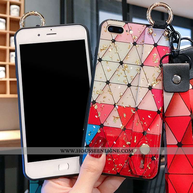 Housse iPhone 8 Plus Légère Fluide Doux Miroir Simple Téléphone Portable Étui Silicone Camouflage