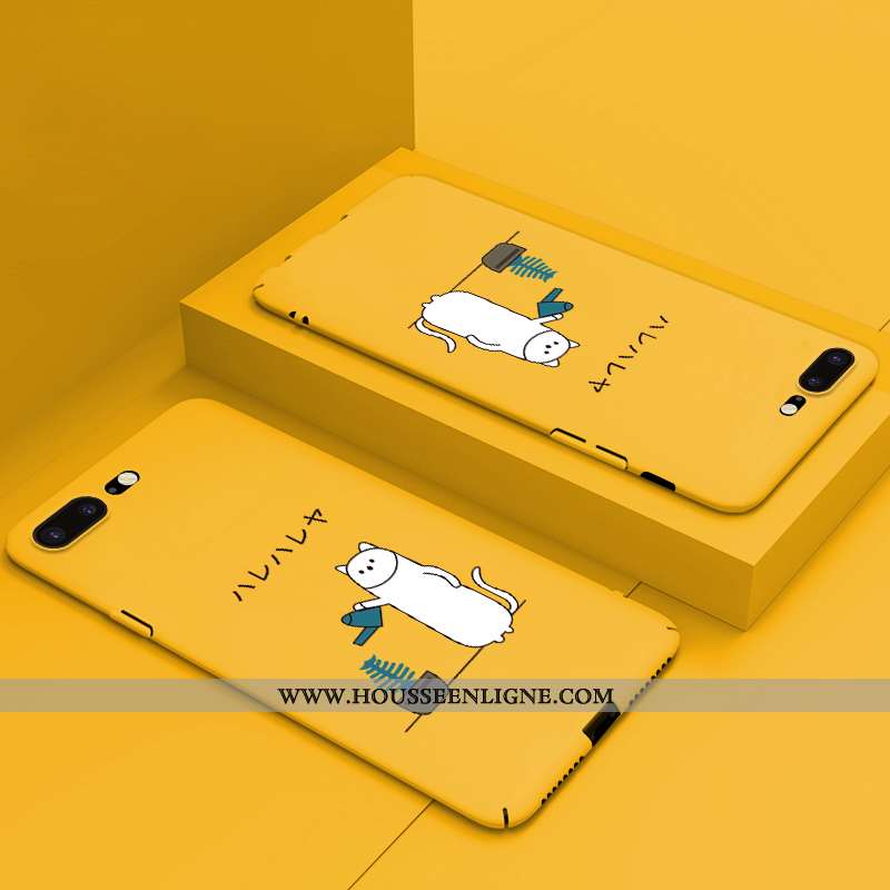 Housse iPhone 8 Plus Légère Protection Difficile Incassable Dessin Animé Étui Nouveau Jaune