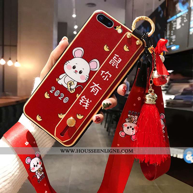 Housse iPhone 8 Plus Personnalité Ultra Protection Incassable Rouge Net Rouge Légère