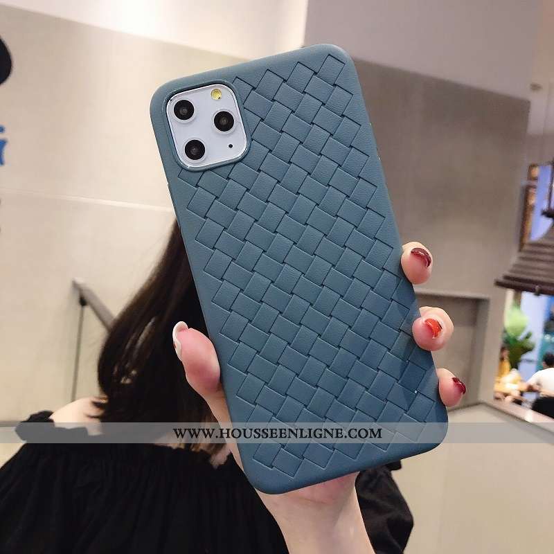 Housse iPhone 8 Plus Protection Tendance Silicone Tissage Coque Refroidissement Étui Noir