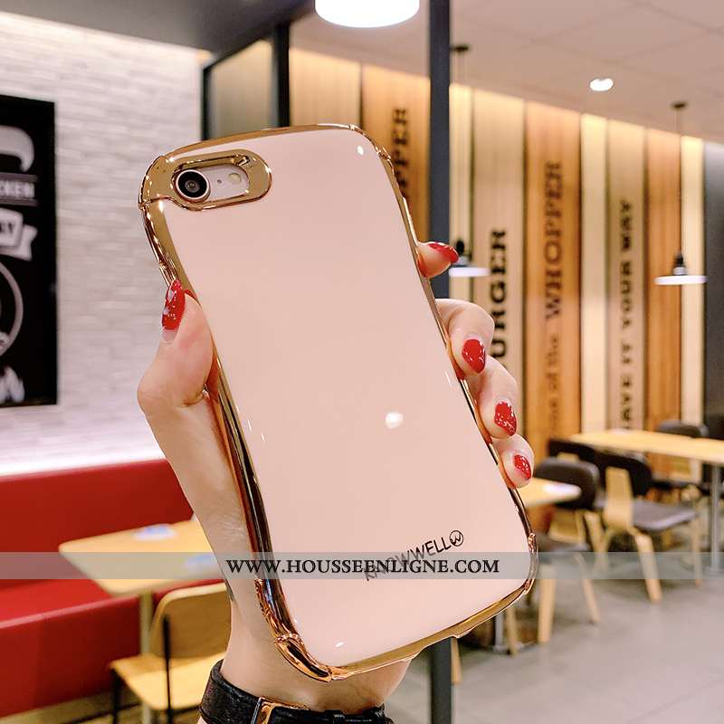 Housse iPhone 8 Protection Tendance Tout Compris Placage Petit Vent Bleu
