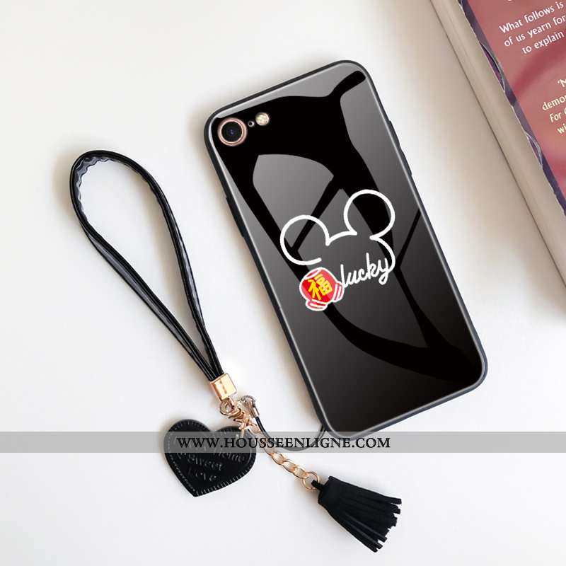 Housse iPhone 8 Protection Verre Téléphone Portable Nouveau Personnalité Tout Compris Fluide Doux Ro