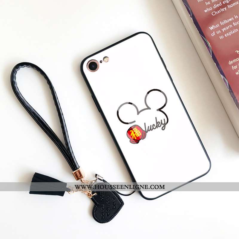 Housse iPhone 8 Protection Verre Téléphone Portable Nouveau Personnalité Tout Compris Fluide Doux Ro