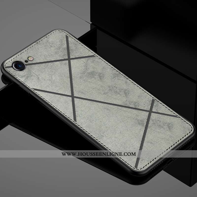Housse iPhone 8 Silicone Mode Noir Incassable Légère Téléphone Portable Simple