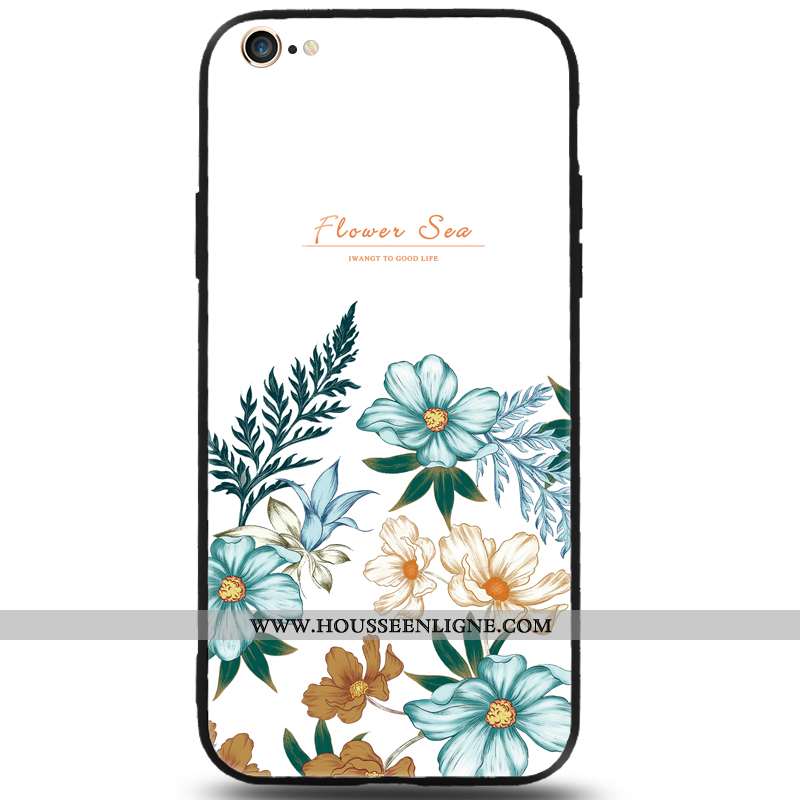 Housse iPhone 8 Tendance Mode Coque Incassable Petit Téléphone Portable Vert Verte