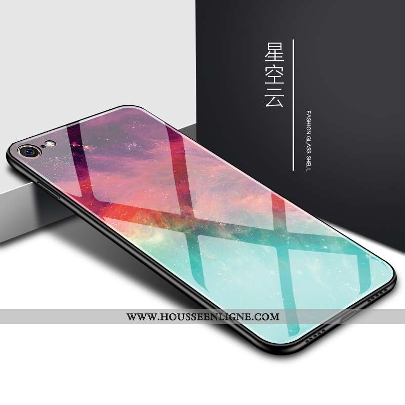Housse iPhone Se (nouveau) Fluide Doux Silicone Simple Difficile Personnalisé Protection Tout Compri