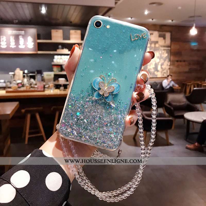 Housse iPhone Se (nouveau) Luxe Fluide Doux Tout Compris Téléphone Portable Étui Coque Protection Bl