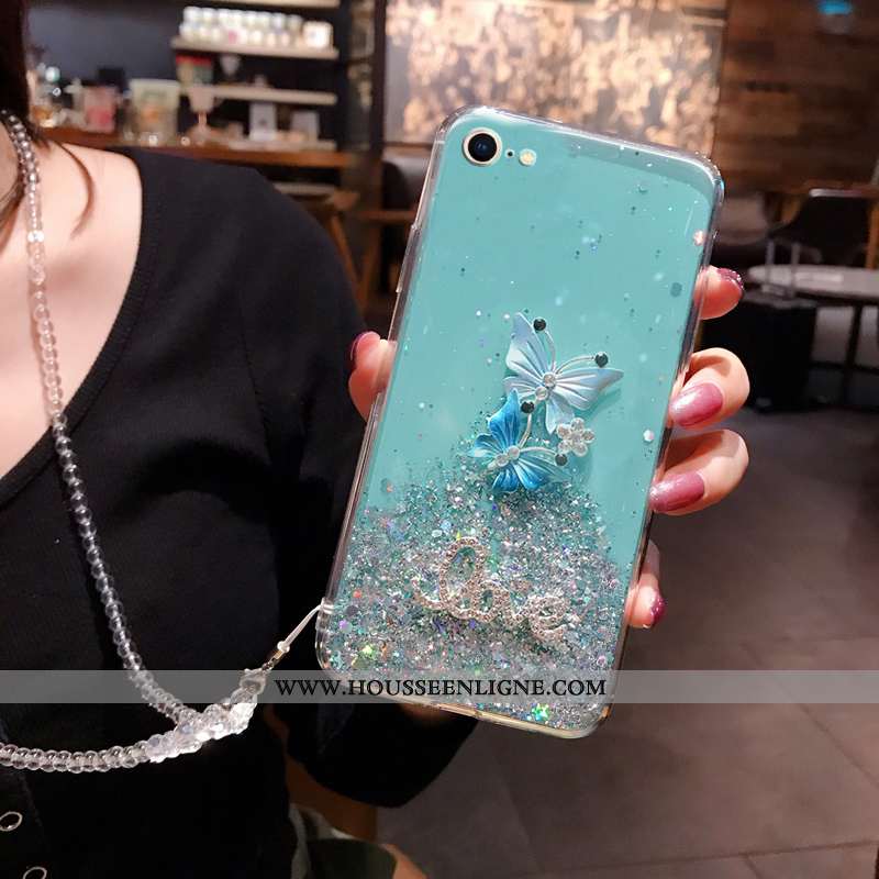 Housse iPhone Se (nouveau) Luxe Fluide Doux Tout Compris Téléphone Portable Étui Coque Protection Bl