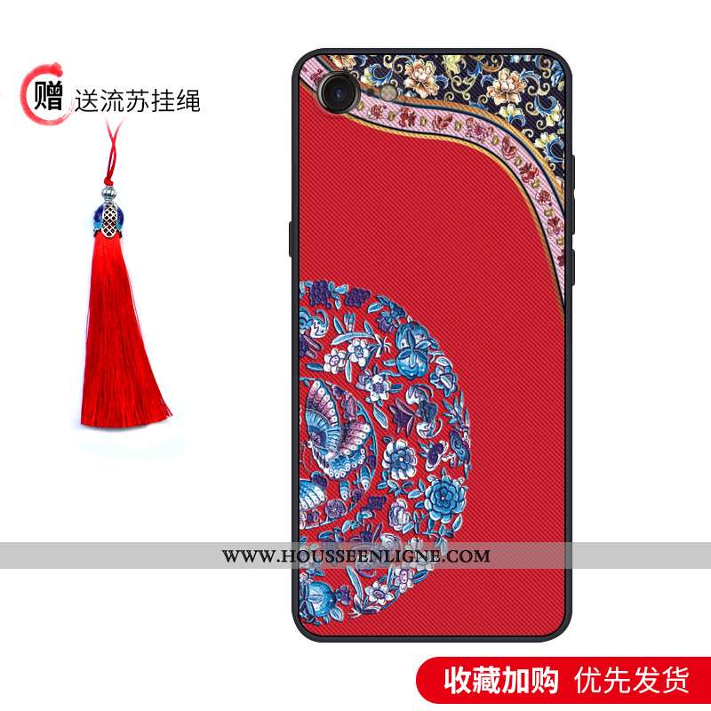 Housse iPhone Se (nouveau) Légère Fluide Doux Vent Délavé En Daim Personnalité Téléphone Portable Cr