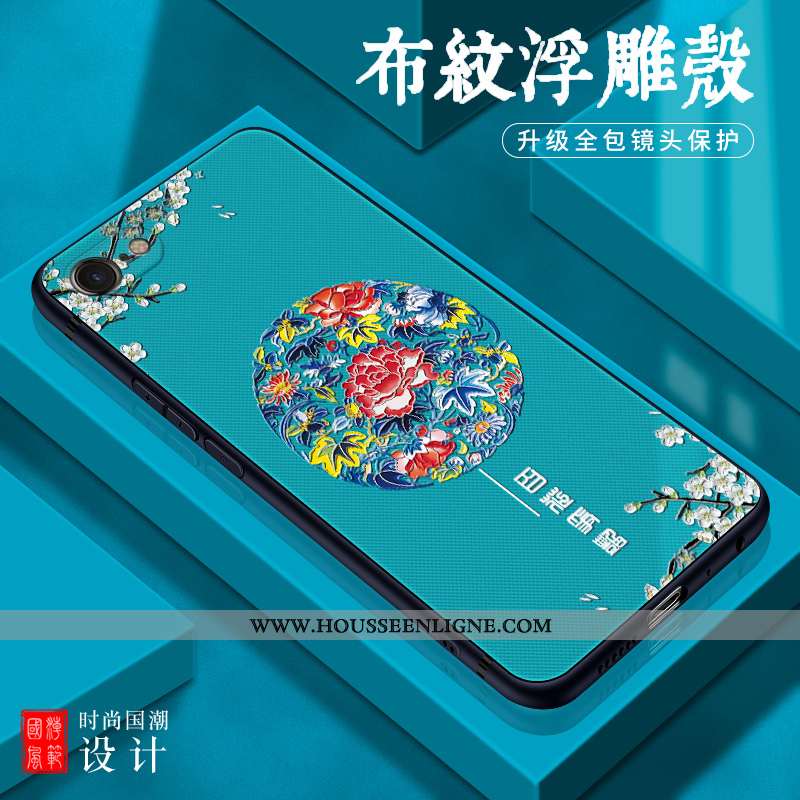 Housse iPhone Se (nouveau) Légère Fluide Doux Vent Délavé En Daim Personnalité Téléphone Portable Cr