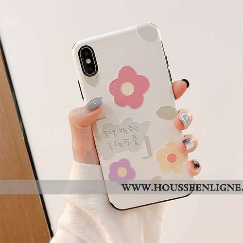 Housse iPhone X Créatif Ultra Vent Incassable Téléphone Portable Personnalité Légère Bleu