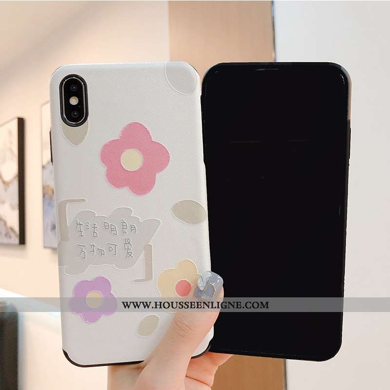 Housse iPhone X Créatif Ultra Vent Incassable Téléphone Portable Personnalité Légère Bleu