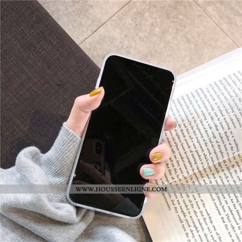 Housse iPhone X Fluide Doux Silicone Téléphone Portable Coque Amoureux Étui Tout Compris Rouge