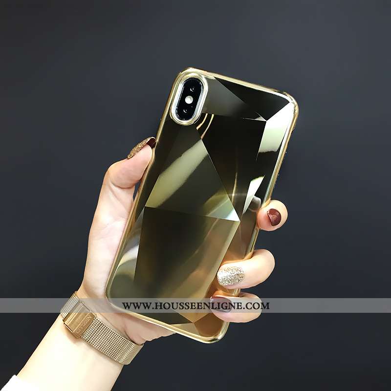 Housse iPhone X Luxe Élégant Fluide Doux Légère Téléphone Portable Rouge Couleur Unie