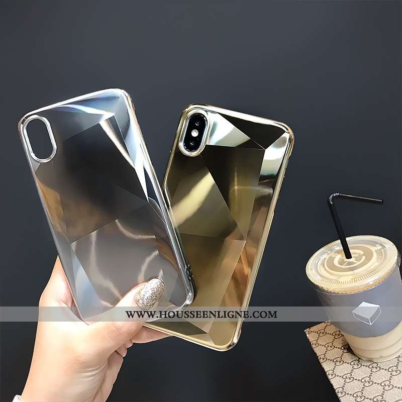 Housse iPhone X Luxe Élégant Fluide Doux Légère Téléphone Portable Rouge Couleur Unie