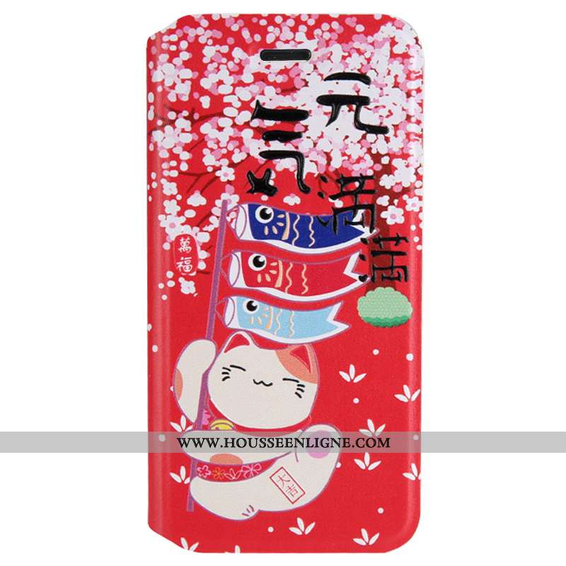 Housse iPhone X Protection Gaufrage Bleu Dessin Animé Tout Compris Incassable