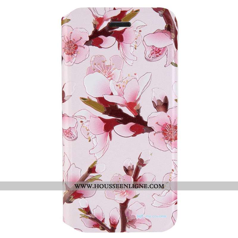 Housse iPhone X Protection Gaufrage Bleu Dessin Animé Tout Compris Incassable