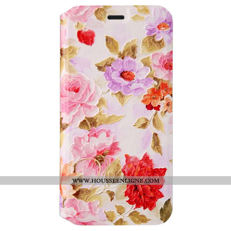 Housse iPhone X Protection Gaufrage Bleu Dessin Animé Tout Compris Incassable
