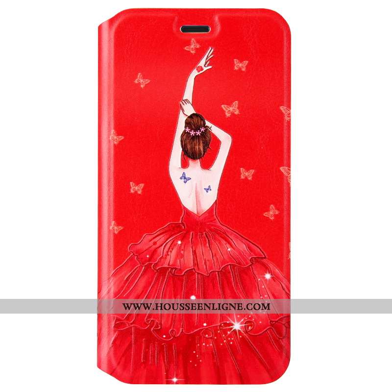 Housse iPhone X Protection Gaufrage Bleu Dessin Animé Tout Compris Incassable