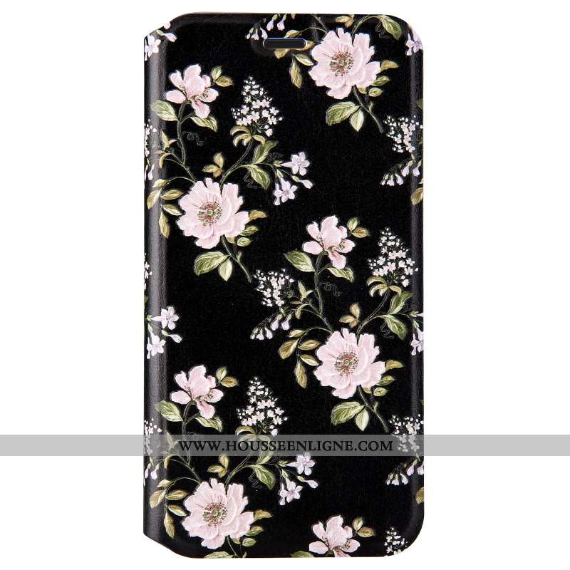 Housse iPhone X Protection Gaufrage Bleu Dessin Animé Tout Compris Incassable