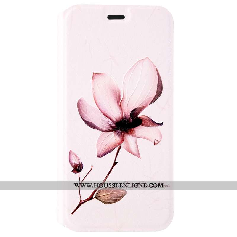 Housse iPhone X Protection Gaufrage Bleu Dessin Animé Tout Compris Incassable