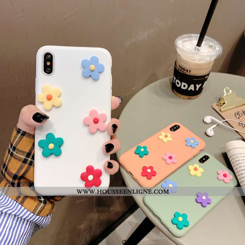 Housse iPhone X Silicone Fluide Doux Blanc Incassable Vent Coque Tout Compris Blanche