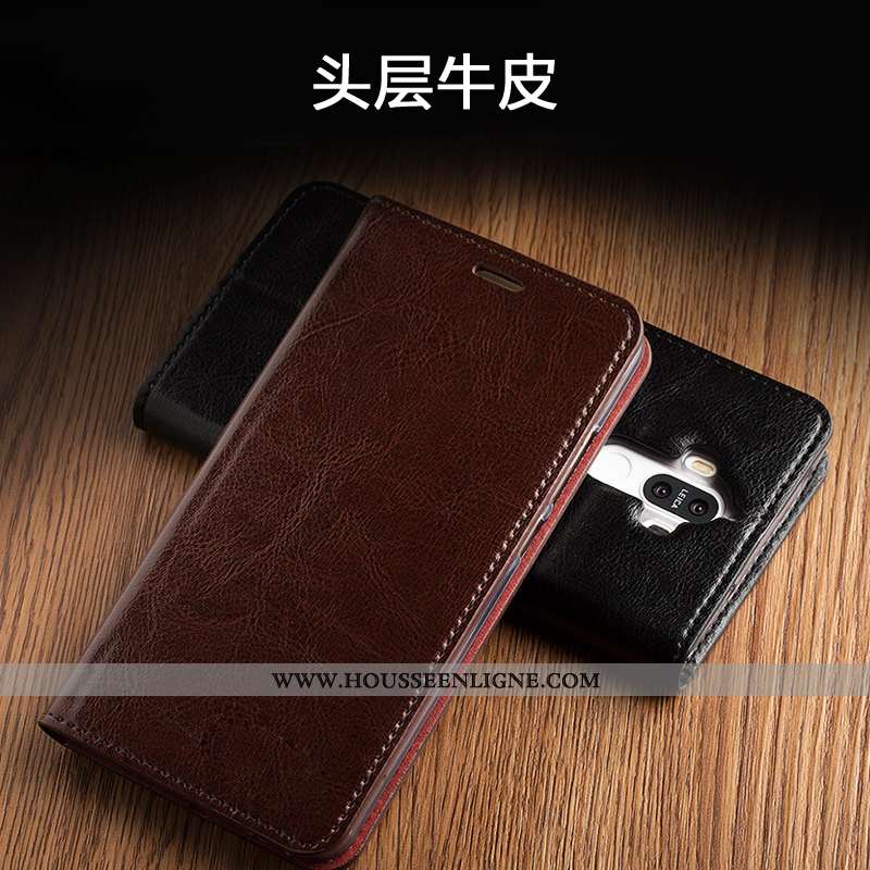 Housse iPhone Xr Cuir Protection Étui Véritable Incassable Bovins Tout Compris Marron