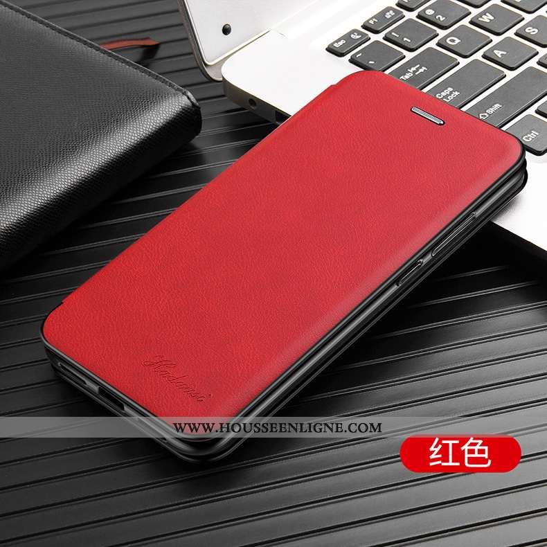 Housse iPhone Xr Protection Cuir Coque Rouge Tout Compris Téléphone Portable