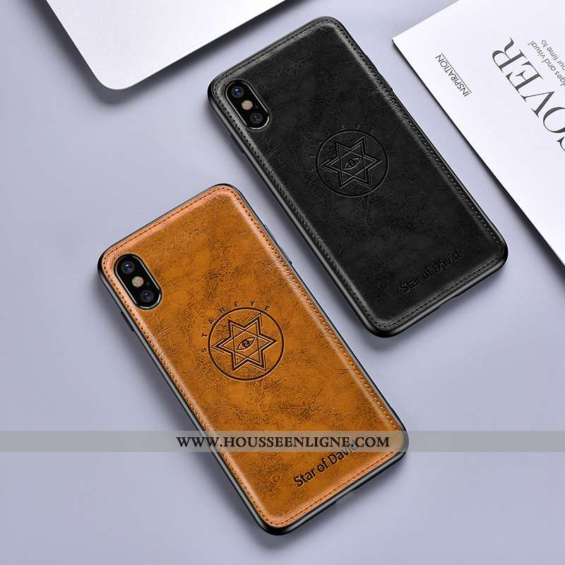 Housse iPhone Xs Fluide Doux Silicone Incassable Ultra Légère Cuir Luxe Verte