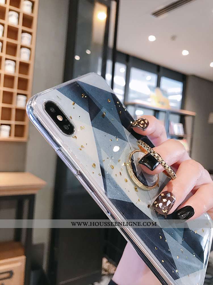 Housse iPhone Xs Max Fluide Doux Silicone Incassable Personnalité Tout Compris Tendance Coque Turquo
