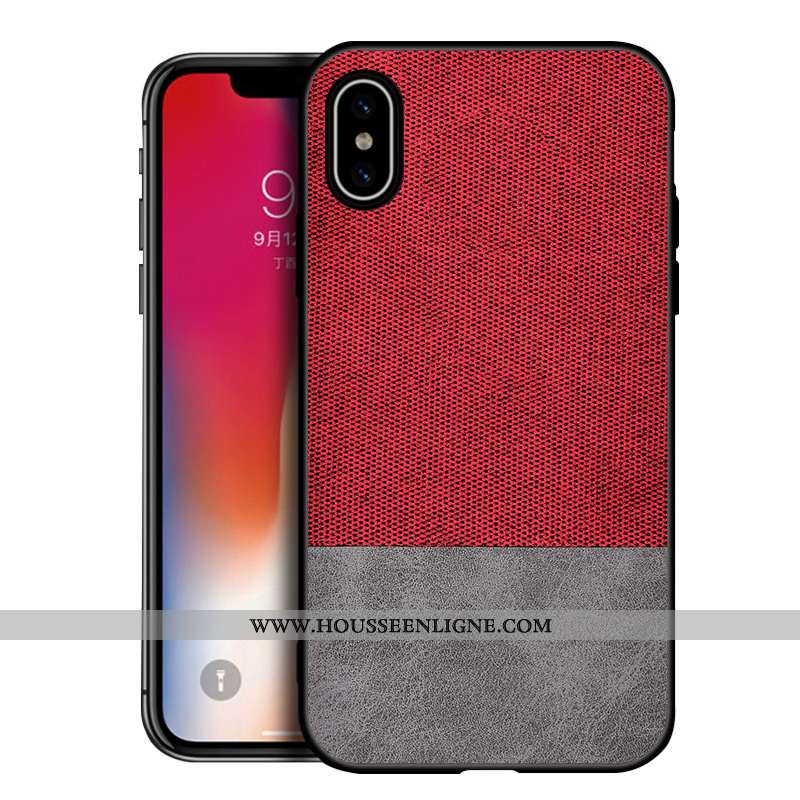 Housse iPhone Xs Max Silicone Protection Gris Délavé En Daim Tendance Téléphone Portable Nouveau