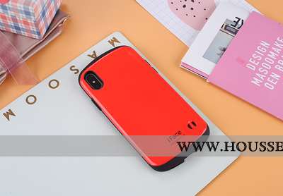Housse iPhone Xs Max Téléphone Portable Coque Étui Tout Compris Incassable Couleurs De Bonbon Noir