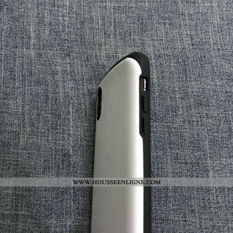 Housse iPhone Xs Max Téléphone Portable Coque Étui Tout Compris Incassable Couleurs De Bonbon Noir