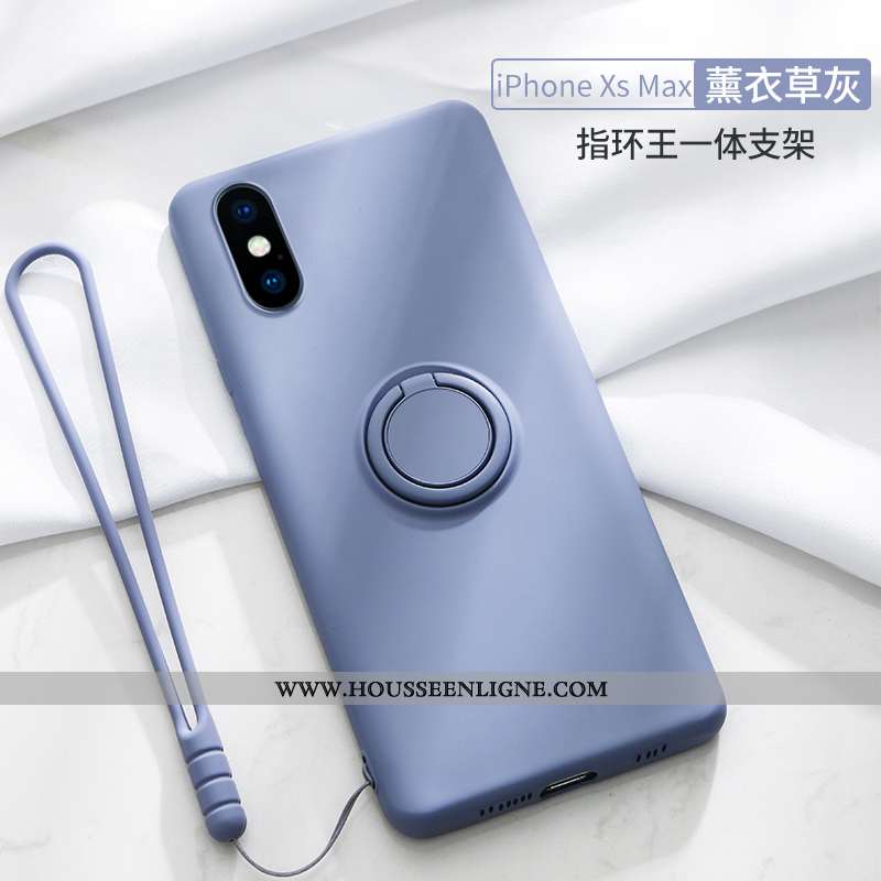 Housse iPhone Xs Max Ultra Légère Étui Coque Support Téléphone Portable Vent Rose