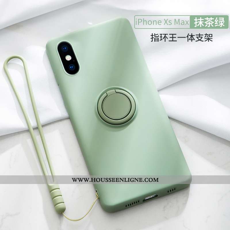 Housse iPhone Xs Max Ultra Légère Étui Coque Support Téléphone Portable Vent Rose