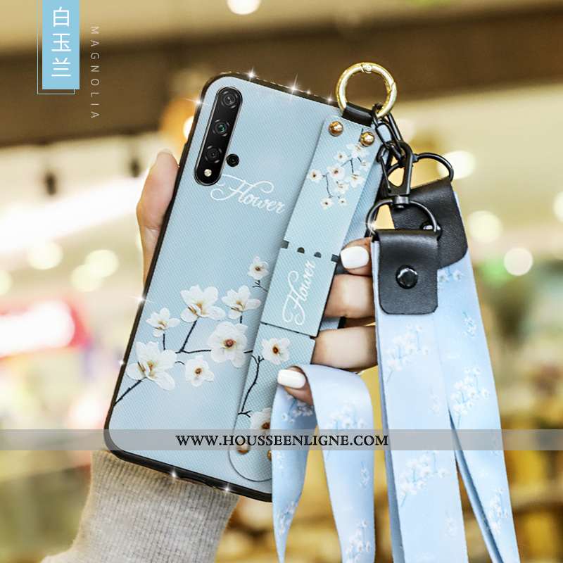 Étui Honor 20 Fluide Doux Silicone Créatif Tendance Coque Incassable Rose