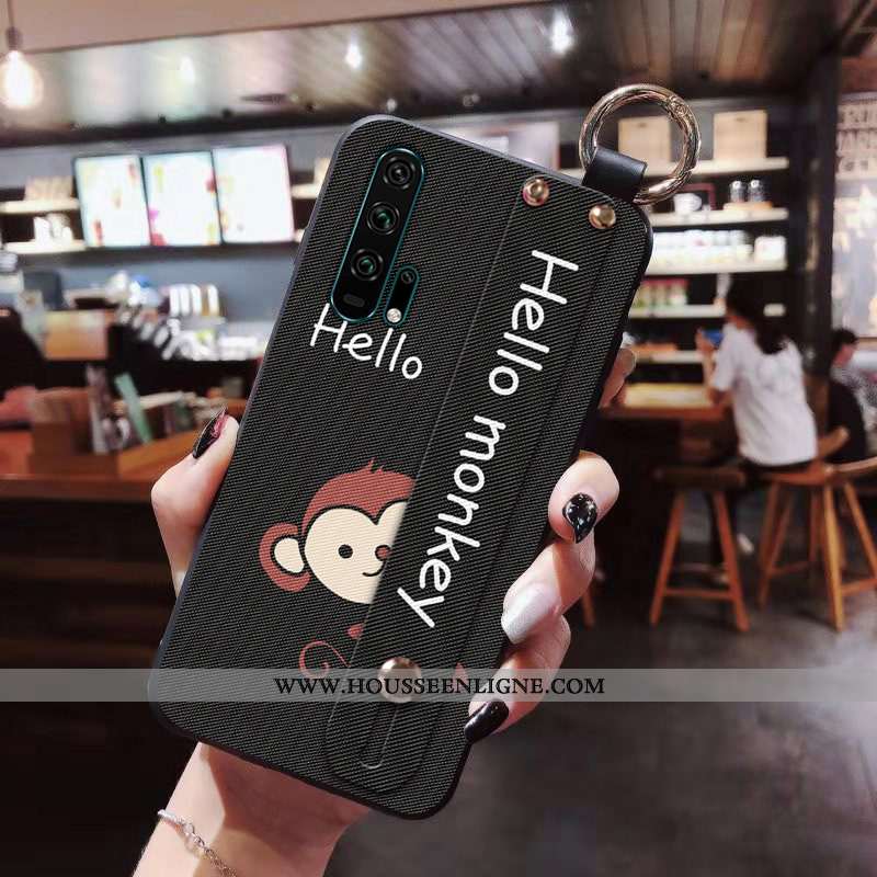 Étui Honor 20 Pro Fluide Doux Personnalité Rouge Dessin Animé Incassable Téléphone Portable