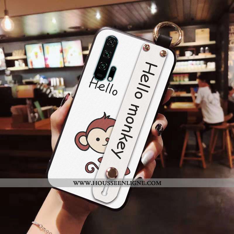 Étui Honor 20 Pro Fluide Doux Personnalité Rouge Dessin Animé Incassable Téléphone Portable