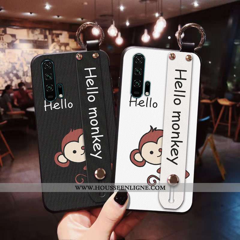 Étui Honor 20 Pro Fluide Doux Personnalité Rouge Dessin Animé Incassable Téléphone Portable