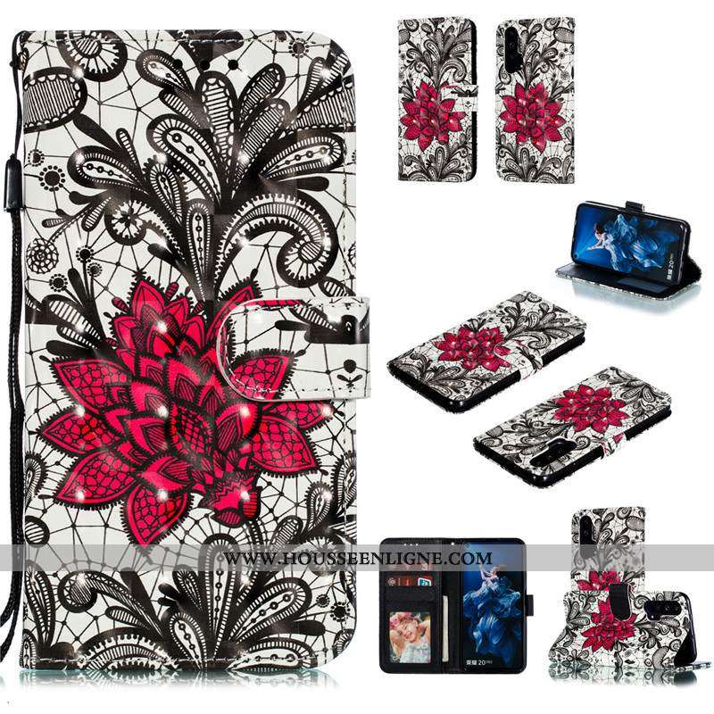 Étui Honor 20 Pro Fluide Doux Silicone Peinture Téléphone Portable Cuir Protection Beige