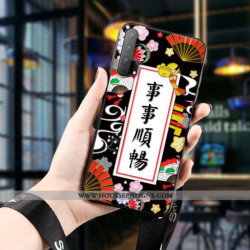 Étui Honor 20 Pro Fluide Doux Silicone Protection Gaufrage Art Coque Tout Compris Rouge