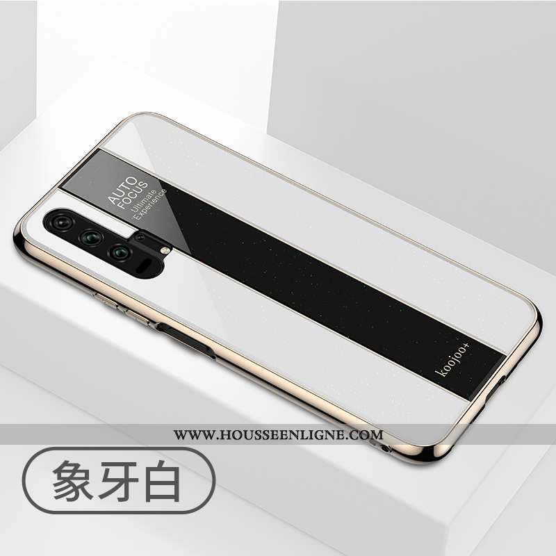 Étui Honor 20 Pro Fluide Doux Silicone Tout Compris Mode Créatif Téléphone Portable Blanche