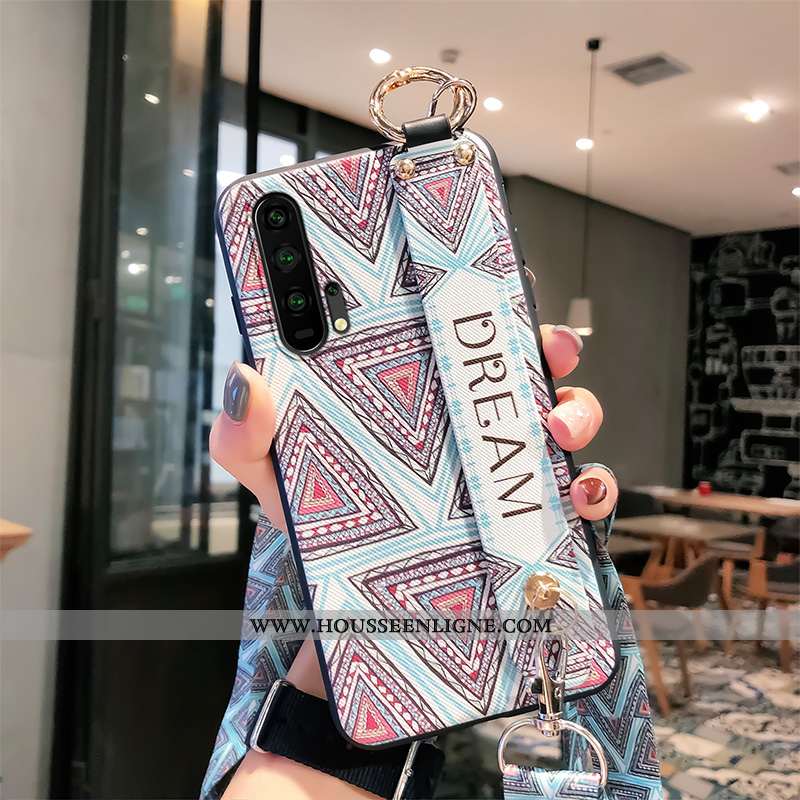 Étui Honor 20 Pro Fluide Doux Silicone Téléphone Portable Rouge Incassable Protection Rose