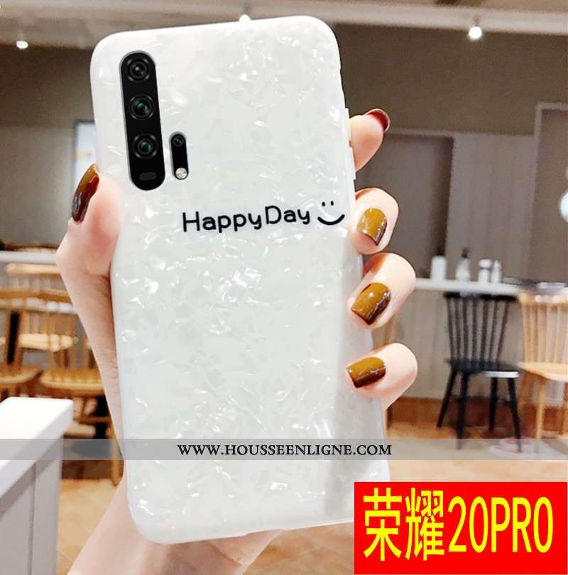 Étui Honor 20 Pro Mode Protection Blanc Incassable Simple Fluide Doux Tout Compris Blanche