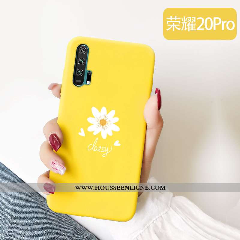 Étui Honor 20 Pro Personnalité Charmant Téléphone Portable Tout Compris Petite Marguerite Protection