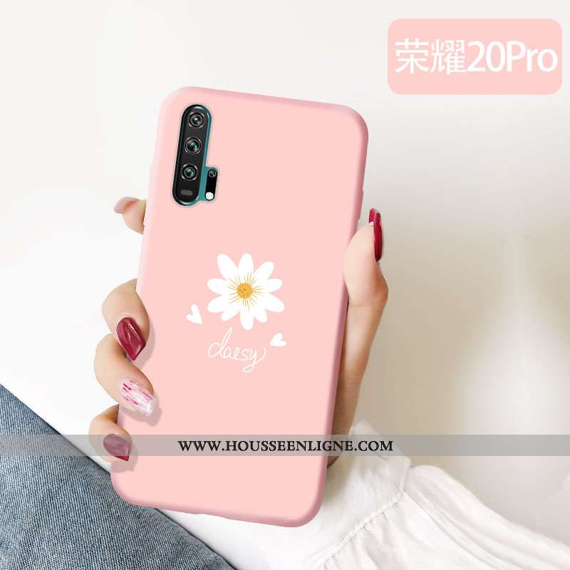 Étui Honor 20 Pro Personnalité Charmant Téléphone Portable Tout Compris Petite Marguerite Protection