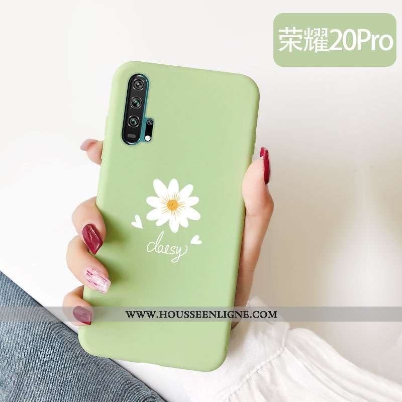 Étui Honor 20 Pro Personnalité Charmant Téléphone Portable Tout Compris Petite Marguerite Protection