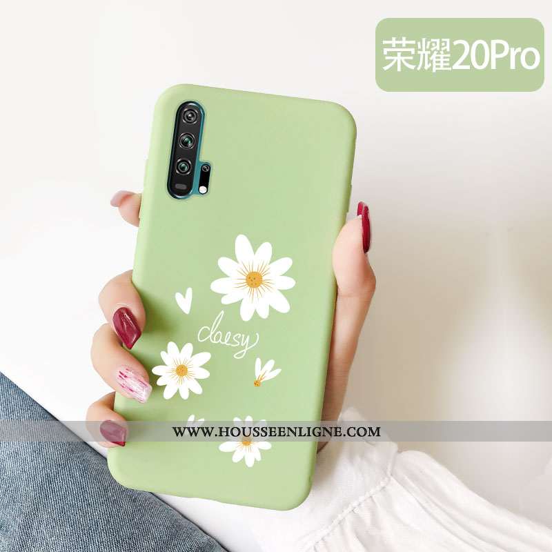 Étui Honor 20 Pro Personnalité Charmant Téléphone Portable Tout Compris Petite Marguerite Protection