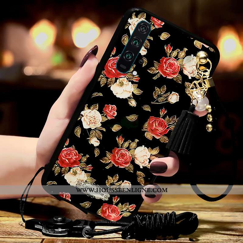 Étui Honor 20 Pro Protection Incruster Strass Coque Tendance Support Blanc Gaufrage Blanche